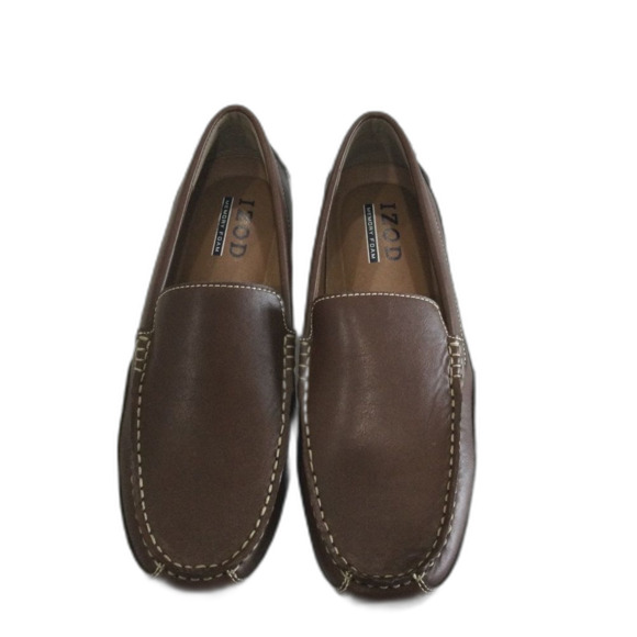 Izod Loafer Shoe Men’s Size 10.5M Color Brown Burney Slip-On with Memory Foam - Picture 2 of 9